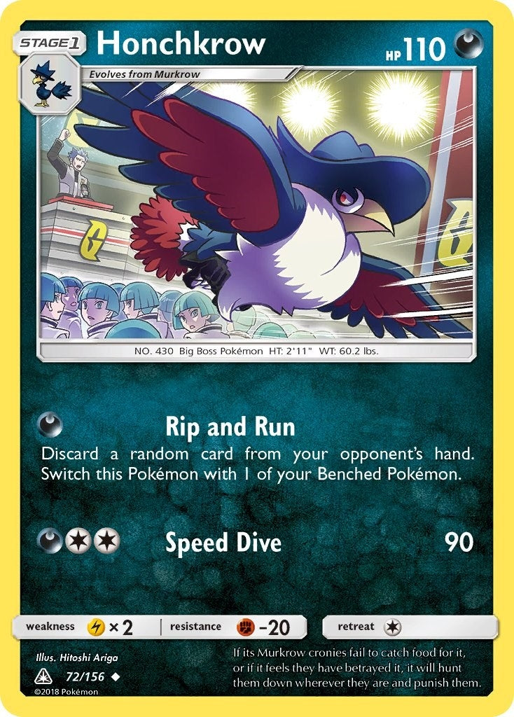Image for Honchkrow (72/156) (SM - Ultra Prism) - Pokemon