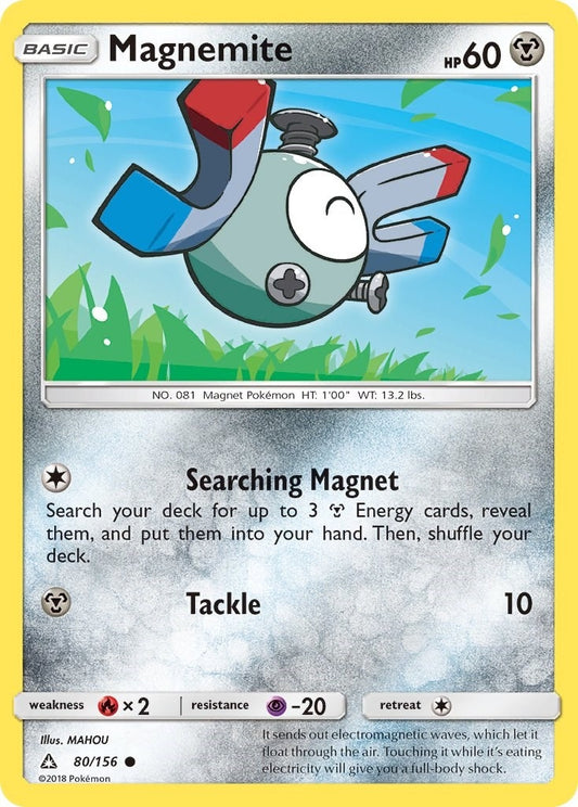 Image for Magnemite (80) (80/156) (SM - Ultra Prism) - Pokemon