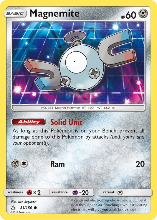 Image for Magnemite (81) (81/156) (SM - Ultra Prism) - Pokemon