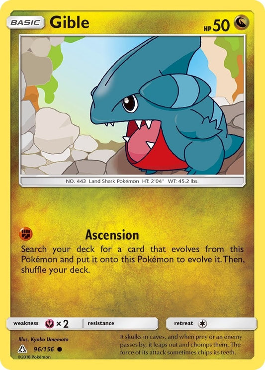 Image for Gible (96) (96/156) (SM - Ultra Prism) - Pokemon