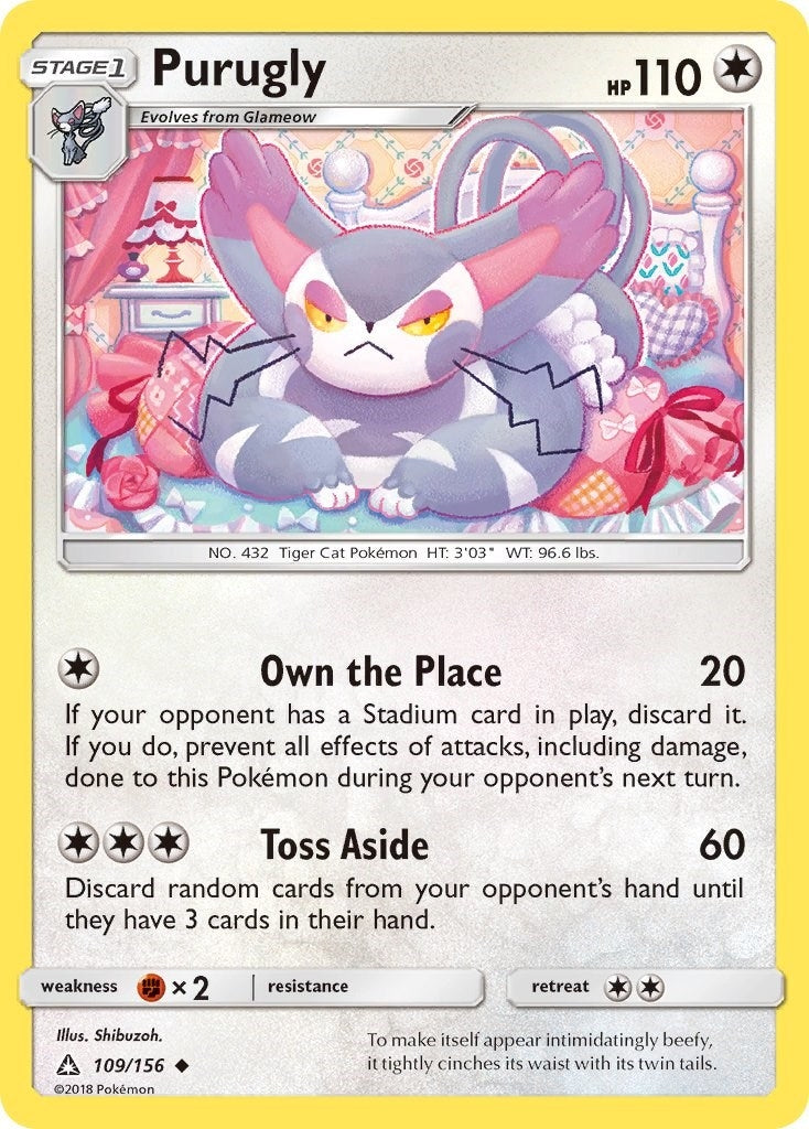 Image for Purugly (109/156) (SM - Ultra Prism) - Pokemon