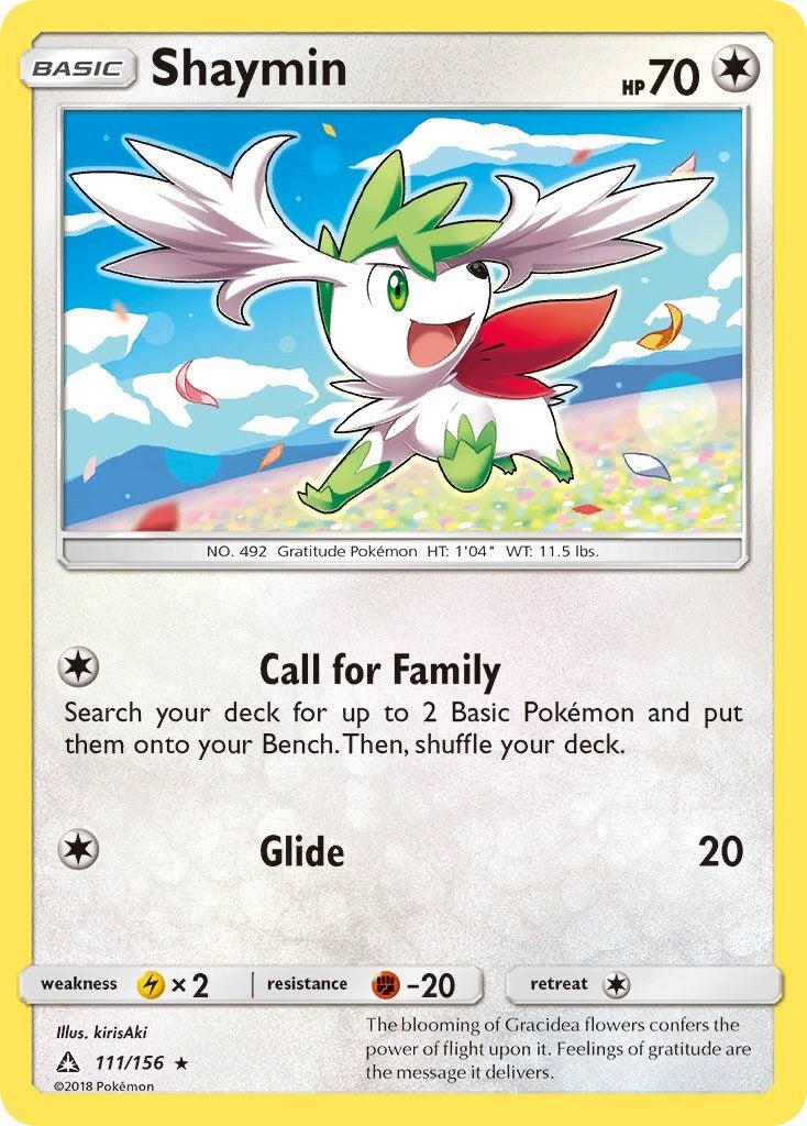 Image for Shaymin (111) (111/156) (SM - Ultra Prism) - Pokemon