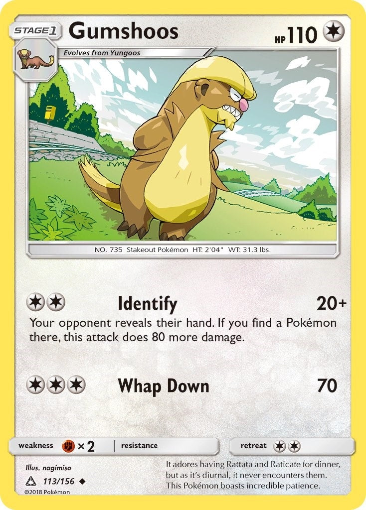 Image for Gumshoos (113/156) (SM - Ultra Prism) - Pokemon