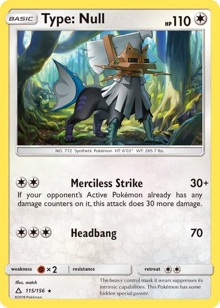 Image for Type: Null (115/156) (SM - Ultra Prism) - Pokemon