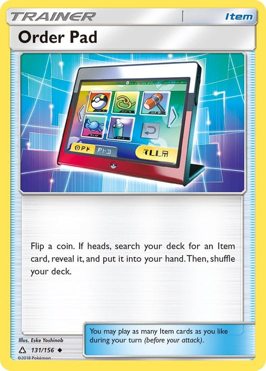 Image for Order Pad (131/156) (SM - Ultra Prism) - Pokemon