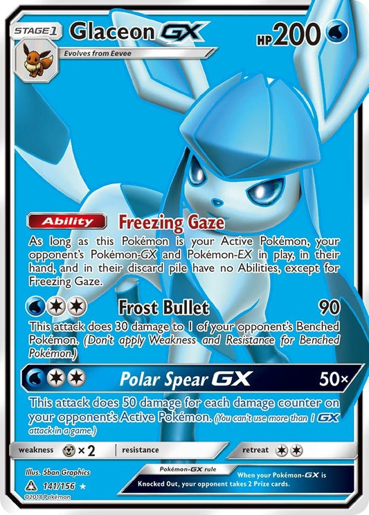Image for Glaceon GX (Full Art) (141/156) (SM - Ultra Prism) - Pokemon