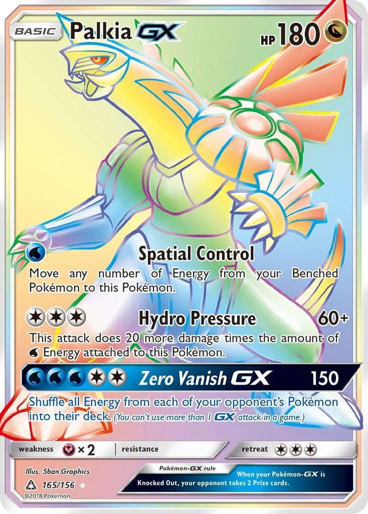 Image for Palkia GX (Secret Rare) (165/156) (SM - Ultra Prism) - Pokemon