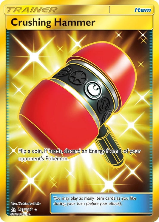 Image for Crushing Hammer (Secret Rare) (166/156) (SM - Ultra Prism) - Pokemon