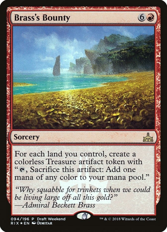 Image for Brass's Bounty (Draft Weekend) (94) (Launch Party & Release Event Promos) - Magic: The Gathering