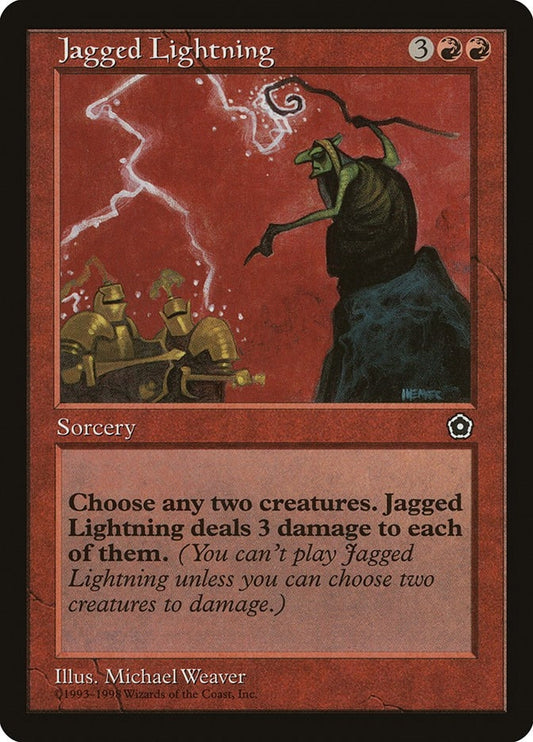 Image for Jagged Lightning (Portal Second Age) - Magic: The Gathering