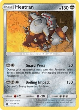 Image for Heatran - 88/156 (Prerelease Kit Exclusive) (088/156) (Deck Exclusives) - Pokemon