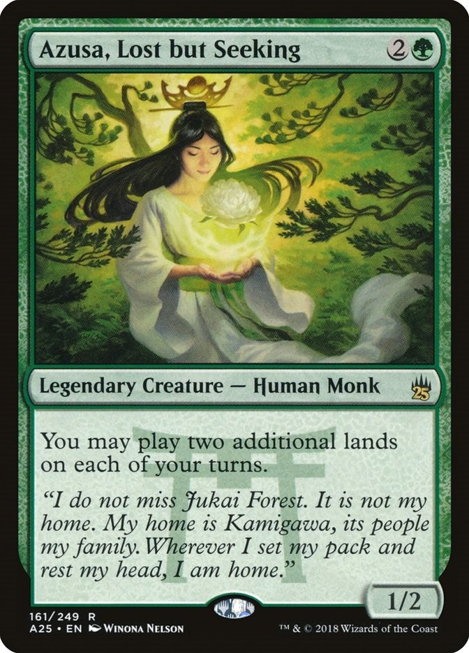 Image for Azusa, Lost but Seeking (161) (Masters 25) - Magic: The Gathering