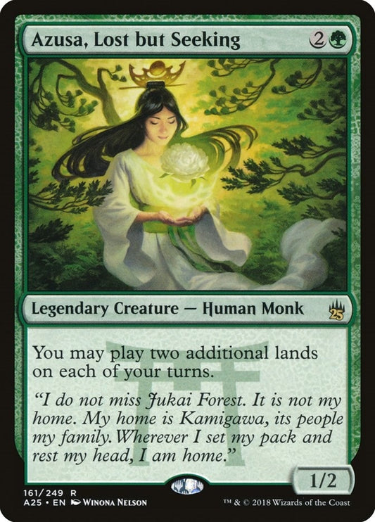 Image for Azusa, Lost but Seeking (161) (Masters 25) - Magic: The Gathering