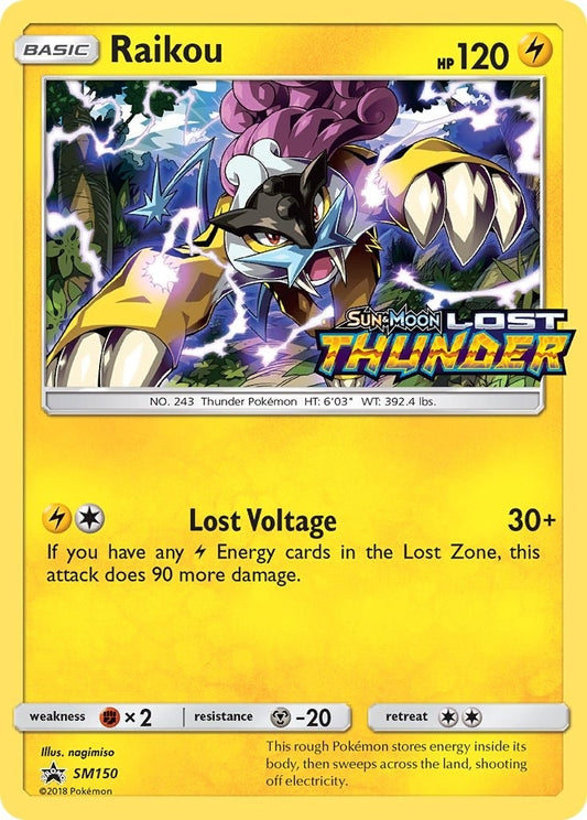 Image for Raikou - SM150 (Prerelease) (SM150) (SM Promos) - Pokemon