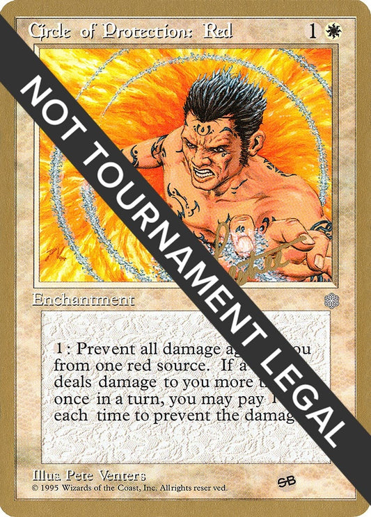 Image for Circle of Protection: Red - 1996 Bertrand Lestree (ICE) (SB) (World Championship Decks) - Magic: The Gathering