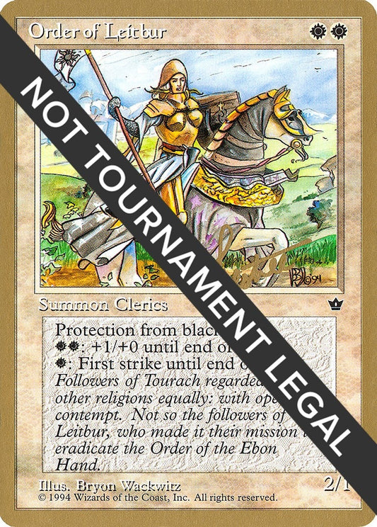 Image for Order of Leitbur (Female) - 1996 Bertrand Lestree (FEM) (World Championship Decks) - Magic: The Gathering