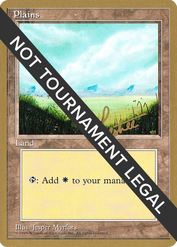 Image for Plains (A) - 1996 Bertrand Lestree (4ED) (World Championship Decks) - Magic: The Gathering