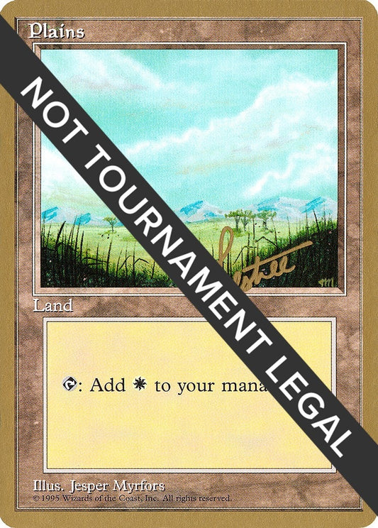 Image for Plains (B) - 1996 Bertrand Lestree (4ED) (World Championship Decks) - Magic: The Gathering