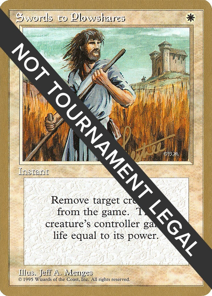 Image for Swords to Plowshares - 1996 Bertrand Lestree (4ED) (World Championship Decks) - Magic: The Gathering