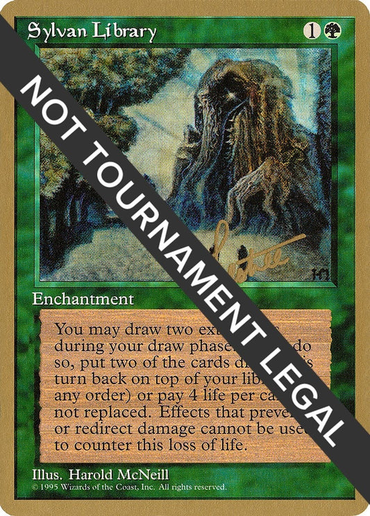 Image for Sylvan Library - 1996 Bertrand Lestree (4ED) (World Championship Decks) - Magic: The Gathering