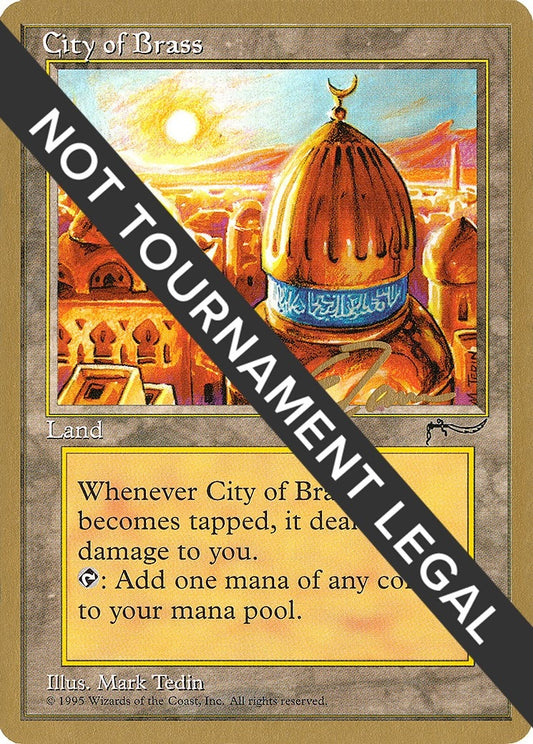 Image for City of Brass - 1996 Eric Tam (ARN) (World Championship Decks) - Magic: The Gathering