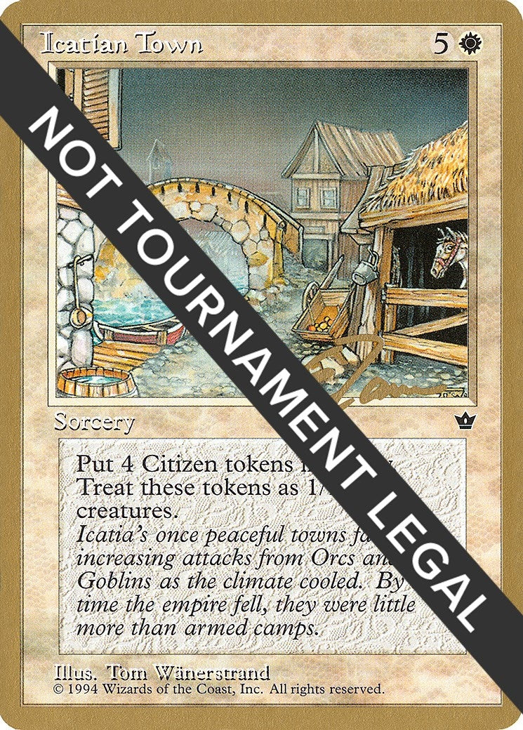 Image for Icatian Town - 1996 Eric Tam (FEM) (World Championship Decks) - Magic: The Gathering