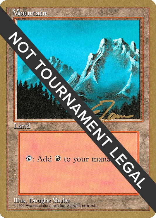 Image for Mountain (B) - 1996 Eric Tam (4ED) (World Championship Decks) - Magic: The Gathering