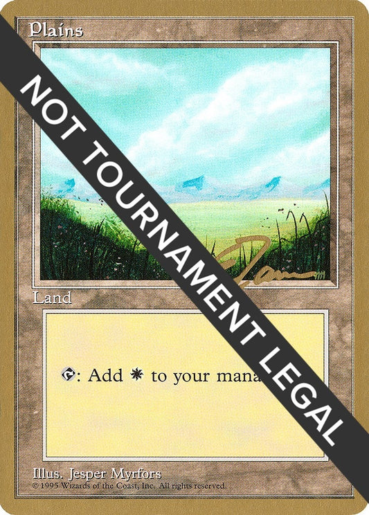 Image for Plains (A) - 1996 Eric Tam (4ED) (World Championship Decks) - Magic: The Gathering