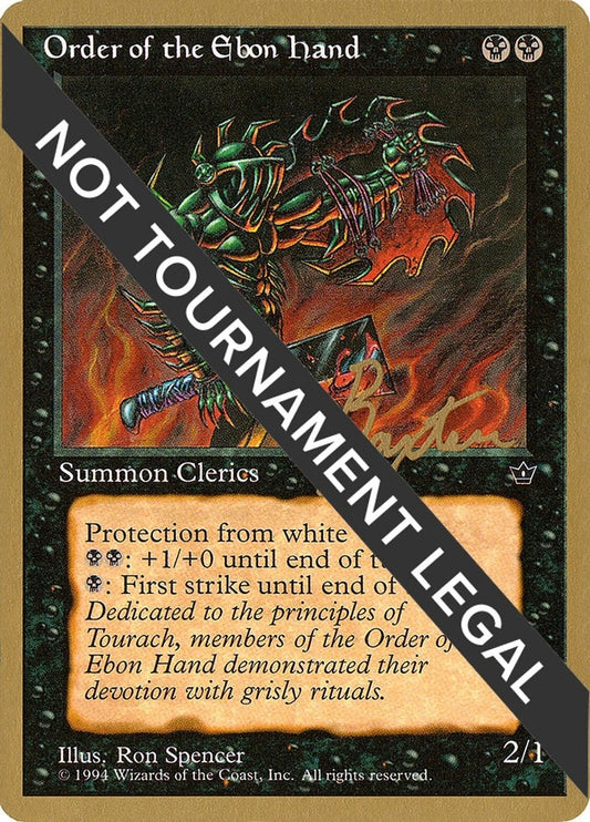 Image for Order of the Ebon Hand (Spencer) - 1996 George Baxter (FEM) (World Championship Decks) - Magic: The Gathering