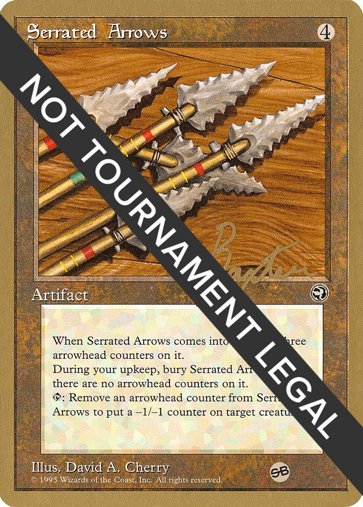 Image for Serrated Arrows - 1996 George Baxter (HML) (SB) (World Championship Decks) - Magic: The Gathering
