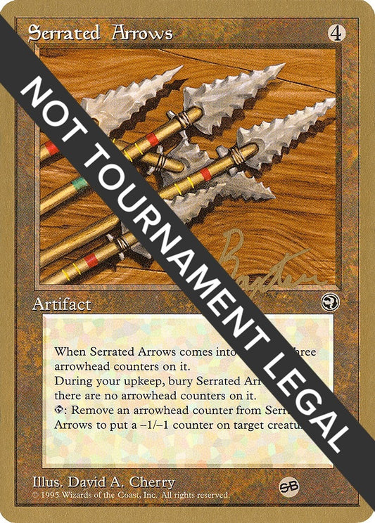 Image for Serrated Arrows - 1996 George Baxter (HML) (SB) (World Championship Decks) - Magic: The Gathering