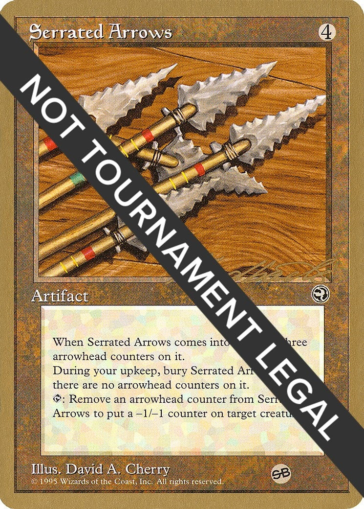 Image for Serrated Arrows - 1996 Leon Lindback (HML) (SB) (World Championship Decks) - Magic: The Gathering