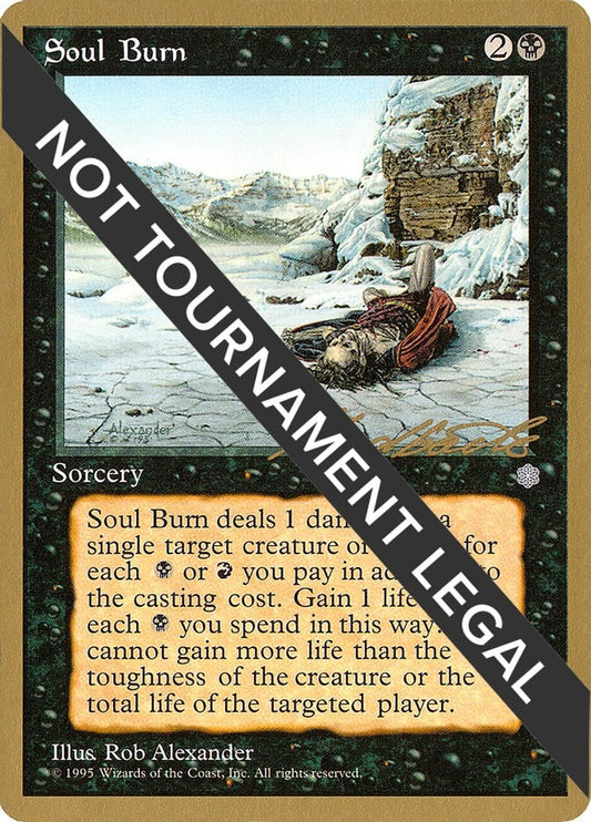Image for Soul Burn - 1996 Leon Lindback (ICE) (World Championship Decks) - Magic: The Gathering