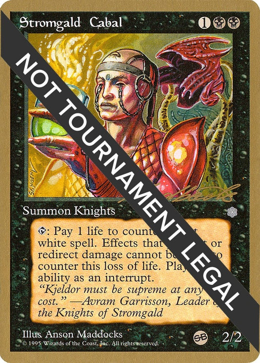 Image for Stromgald Cabal - 1996 Leon Lindback (ICE) (SB) (World Championship Decks) - Magic: The Gathering