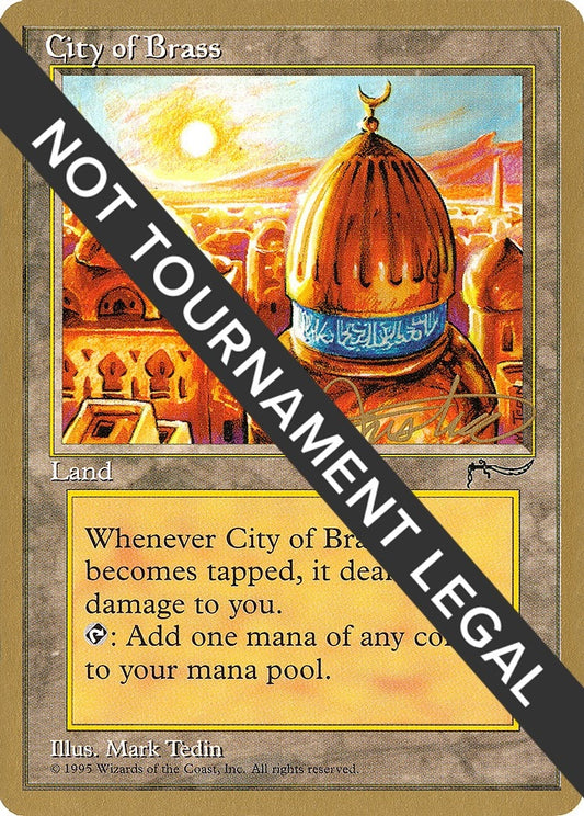 Image for City of Brass - 1996 Mark Justice (ARN) (World Championship Decks) - Magic: The Gathering