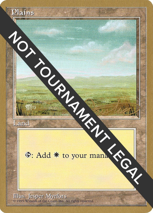 Image for Plains (C) - 1996 Mark Justice (4ED) (World Championship Decks) - Magic: The Gathering