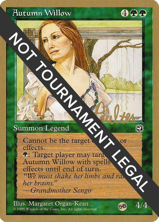 Image for Autumn Willow - 1996 Preston Poulter (HML) (SB) (World Championship Decks) - Magic: The Gathering