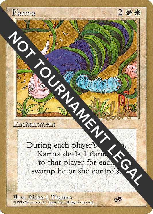 Image for Karma - 1996 Preston Poulter (4ED) (SB) (World Championship Decks) - Magic: The Gathering