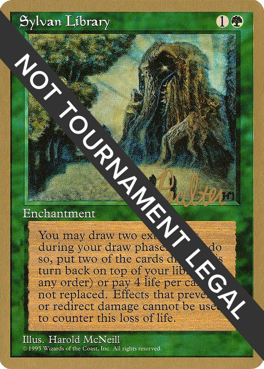 Image for Sylvan Library - 1996 Preston Poulter (4ED) (World Championship Decks) - Magic: The Gathering