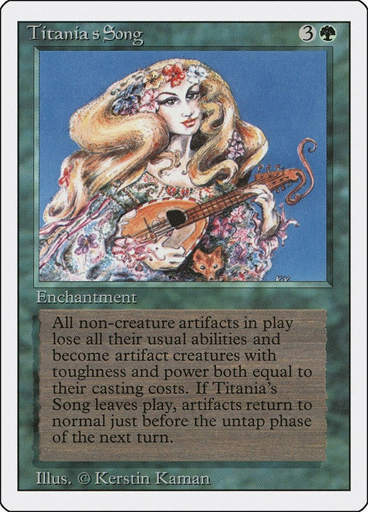 Image for Titania's Song (Revised Edition) - Magic: The Gathering