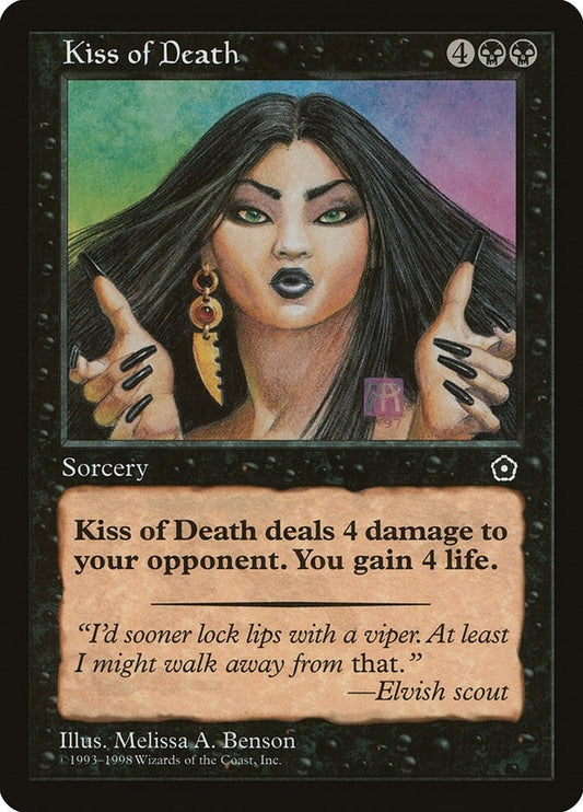 Image for Kiss of Death (Portal Second Age) - Magic: The Gathering