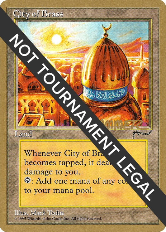 Image for City of Brass - 1996 Shawn "Hammer" Regnier (ARN) (World Championship Decks) - Magic: The Gathering
