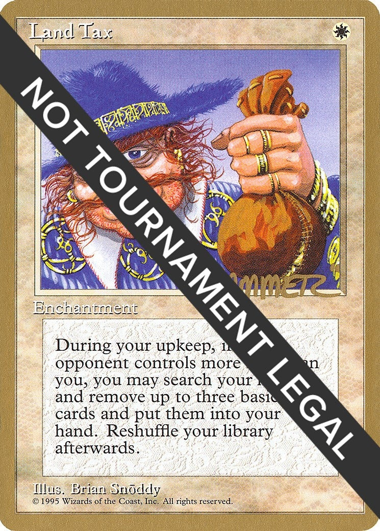 Image for Land Tax - 1996 Shawn "Hammer" Regnier (4ED) (World Championship Decks) - Magic: The Gathering