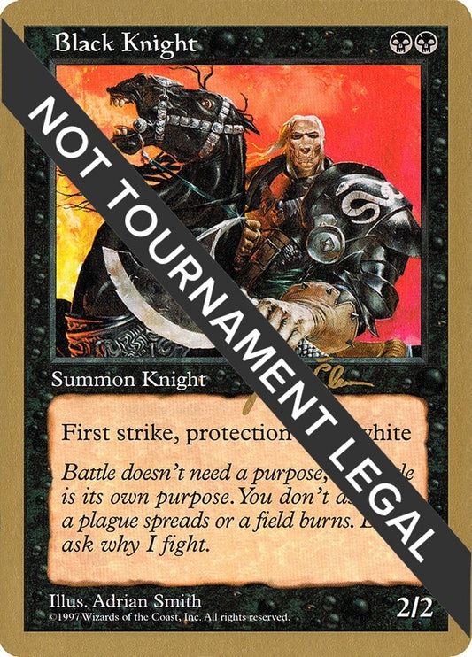 Image for Black Knight - 1997 Jakub Slemr (5ED) (World Championship Decks) - Magic: The Gathering