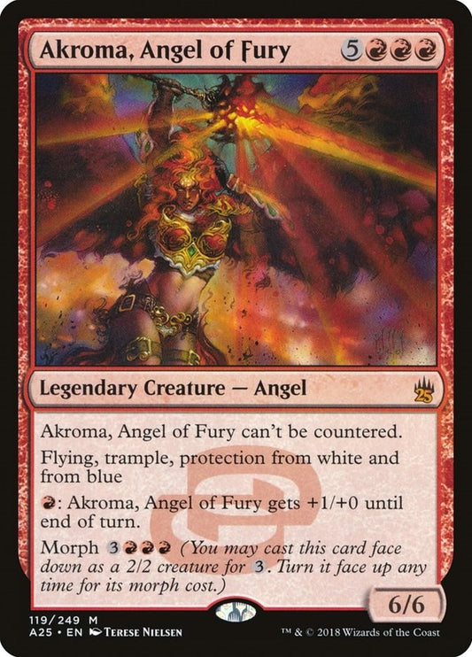Image for Akroma, Angel of Fury (119) (Masters 25) - Magic: The Gathering