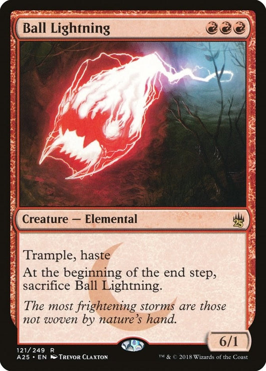 Image for Ball Lightning (121) (Masters 25) - Magic: The Gathering