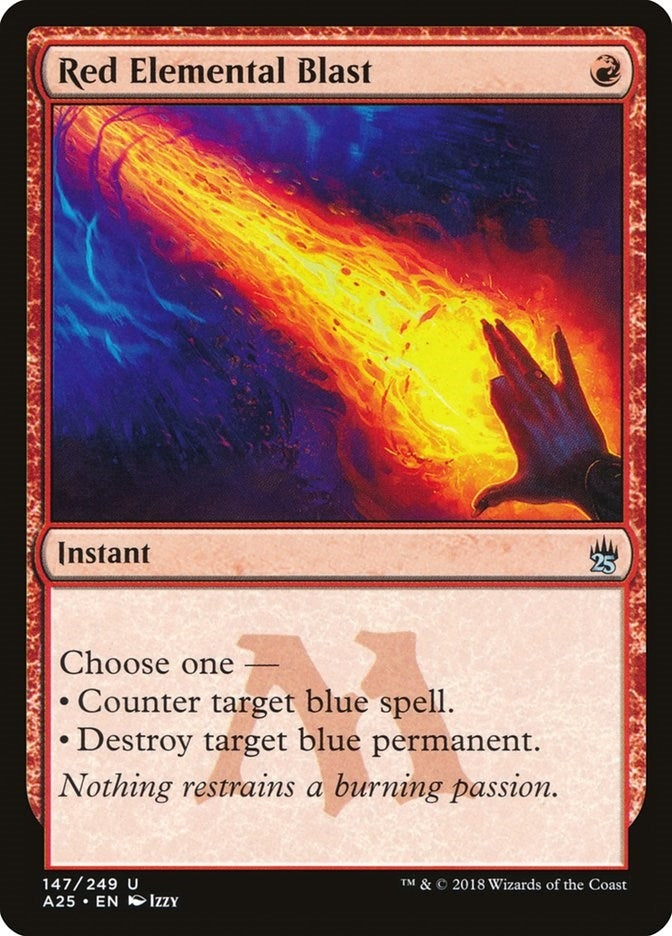 Image for Red Elemental Blast (147) (Masters 25) - Magic: The Gathering