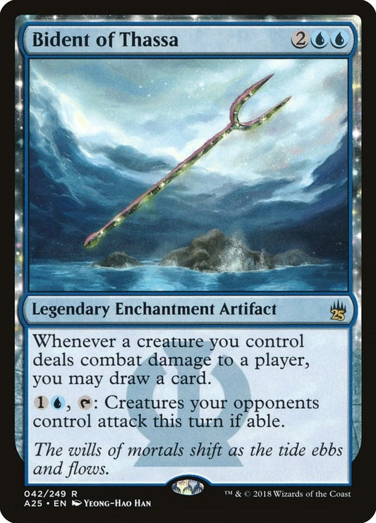 Image for Bident of Thassa (42) (Masters 25) - Magic: The Gathering