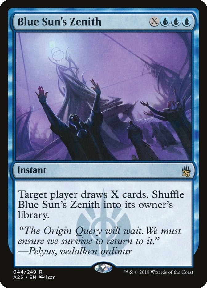 Image for Blue Sun's Zenith (44) (Masters 25) - Magic: The Gathering