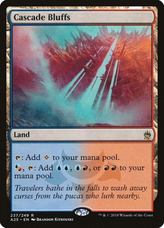 Image for Cascade Bluffs (237) (Masters 25) - Magic: The Gathering